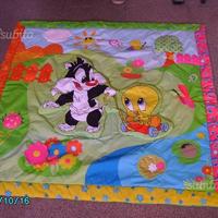 Tappeto per bambini con Titty e gatto Silvestro