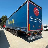 Semirimorchio SCHMITZ CARGOBULL CENTINATO