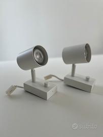 Coppia di lampade da parete IKEA NYMÅNE con Led