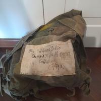 Zaino Seconda Guerra Mondiale WW2 campo di Coltano