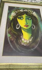 Romano mussolini quadro dipinto