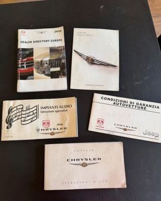 Manuali istruzioni uso Chrysler Voyager