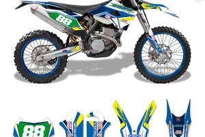 Kit grafiche HUSABERG dal 125 al 650 2/4 tempi