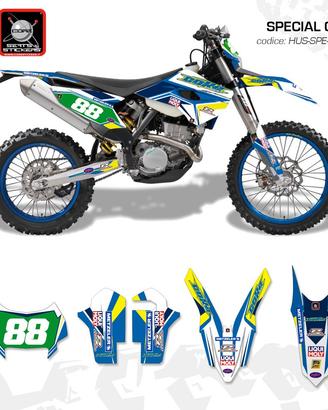 Kit grafiche HUSABERG dal 125 al 650 2/4 tempi