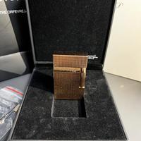 Le Grand Dupont Accendino Testa di diamante Oro