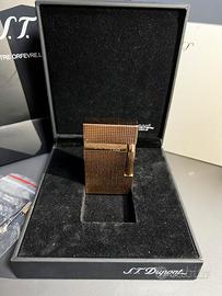 Le Grand Dupont Accendino Testa di diamante Oro