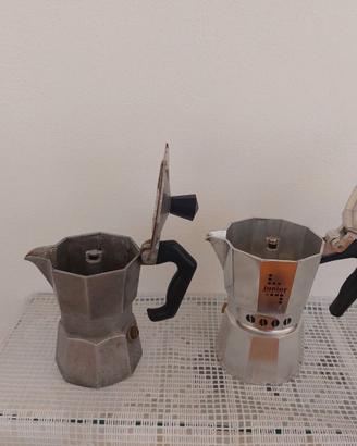 n.2 caffettiere Moka  da 2/3 tazze