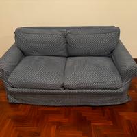 Divano letto 2/3 posti blu