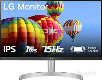 Monitor LG 24 Pollici Audio Stereo Tecnologia IPS