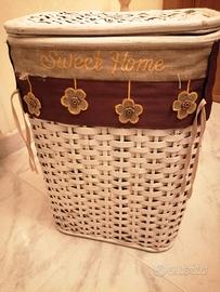 Cesta porta biancheria 'sweet home' 