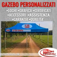 Logo personalizzato grafica gazebo pieghevole