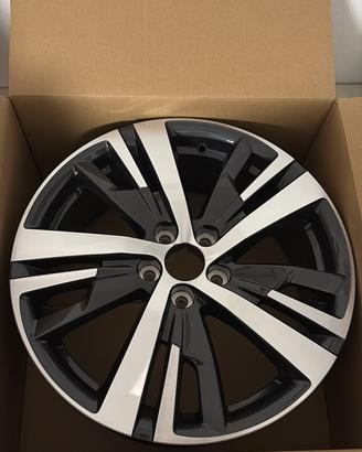 2x CERCHI IN LEGA DETROIT GREY 18" PEUGEOT 3008