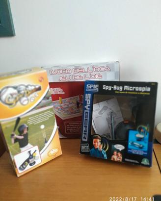 ART. 107 - 3 GIOCHI: GIOCO DELL'OCA+ SUPERBALL+SPY
