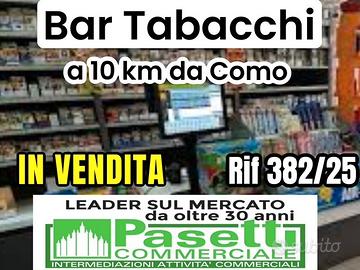 BAR TABACCHI a 10 km da Como
