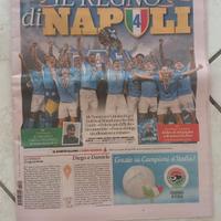 GAZZETTA MAGGIO 2025 NAPOLI VINCE LO SCUDETTO 4