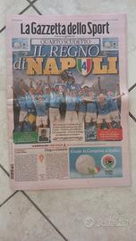 GAZZETTA MAGGIO 2025 NAPOLI VINCE LO SCUDETTO 4