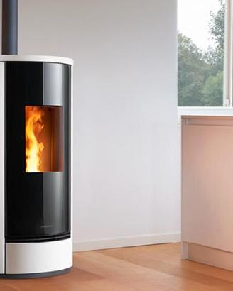 STUFA A PELLET PIAZZETTA P230T BIANCO CALCE