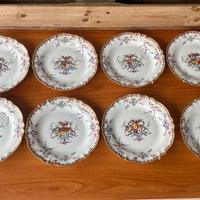 Piatti decorativi in porcellana francese vintage
