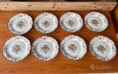 Piatti decorativi in porcellana francese vintage