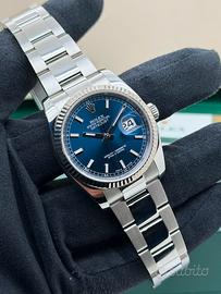 Rolex Datejust blu dial