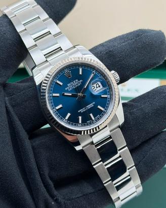 Rolex Datejust blu dial