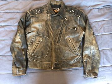 Giacca Pelle Harley-Davidson Vintage 1992 - L