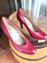 UNISA – Scarpe decollete donna, tacco alto chiuso
