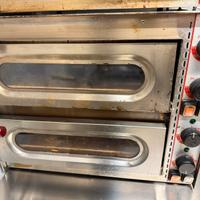 Forno mono pizza doppia camera