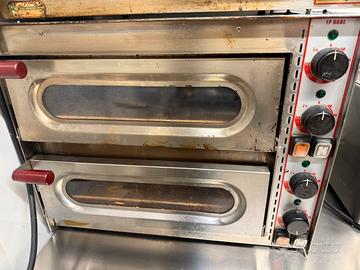 Forno mono pizza doppia camera