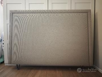 Testiera letto matrimoniale in tessuto