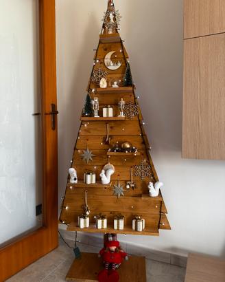 Albero di natale in legno 1,90m