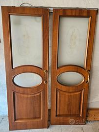 Porta con 2ante scorrevoli,