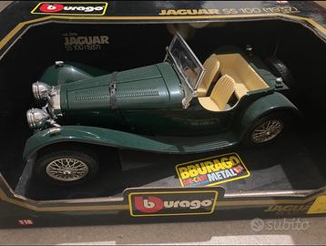 Modellino Bburago Jaguar SS 100 (1937) Bburago