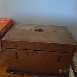 baule in legno antico 