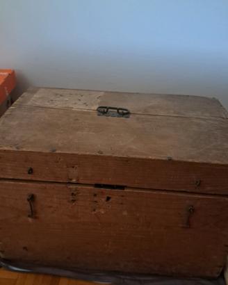 baule in legno antico 