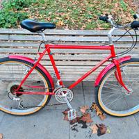 Citybike Vintage telaio acciaio CrMo tubi Tange