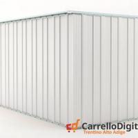 Deposito attrezzi giardino 175x307cm 5,4mq bianco