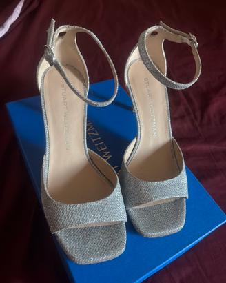Sandali argento Stuart Weitzman n 37