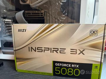 MSI NVIDIA GeForce RTX 5080 16G INSPIRE 3X OC