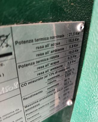 Caldaia biomassa SEM Etrusca Bio 24 IDRO