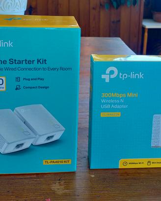 Kit Powerline AV600+Adattatore USB WI-FI 