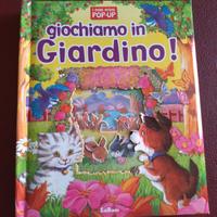libro pop up giochiamo in giardino