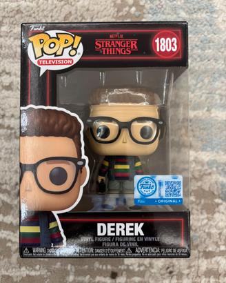 Funko Pop Derek Stranger Things 1803 Special Ed.