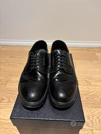 Derby Prada Uomo in spazzolato