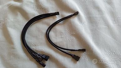 Cavi fan splitter 2 pezzi nuovi
