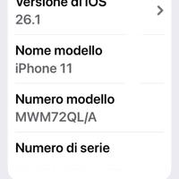 iPhone 11 256 GB nero