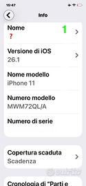 iPhone 11 256 GB nero