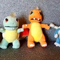 Pokemon lotto 4 peluche dai 14 ai 25 cm