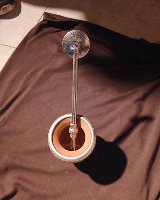 Set Yerba Mate Argentino Tazza Terracotta