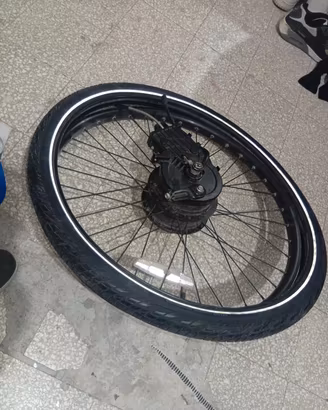 ruota con motore elettrico 